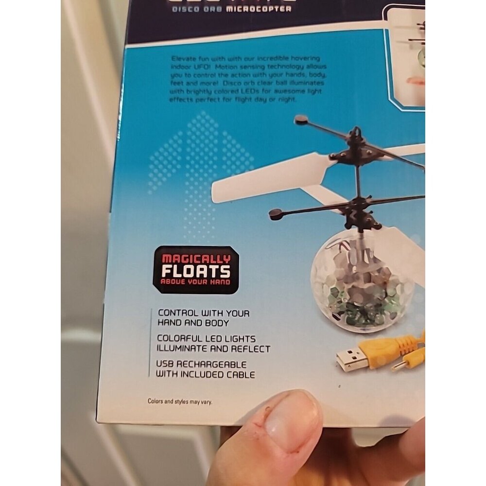 2016 Elevate Disco Orb Microcopter New In Box. Control With Hand And Body - Picture 5 of 11